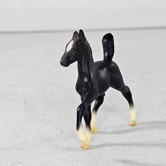 Breyer Stablemate Trotting Foal Baby Horse Black #5655 #5994 - Picture 3 of 8